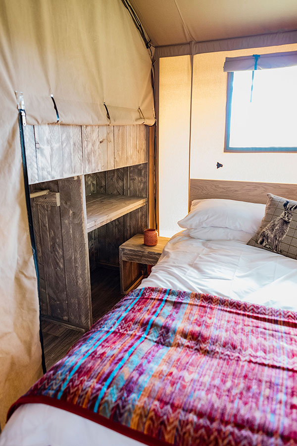 Glamping Safari Tent Master Bedroom