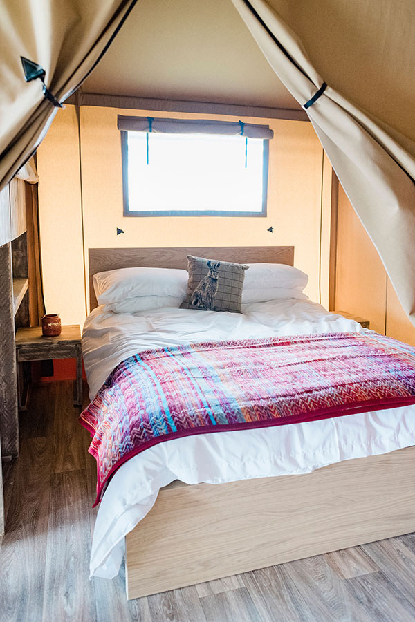 Glamping Safari Tent Master Bedroom