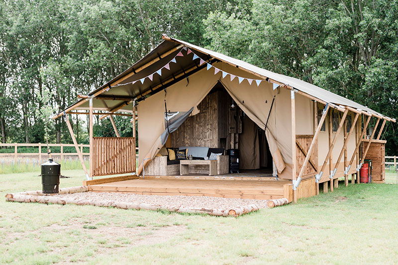 Glamping Safari Tent Outdoors